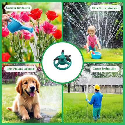 Oscillating Sprinkler - Circular Garden Sprinkler - Rotary Lawn Sprinkler - Sprinkler - Water Sprinkler - Irrigation System - Vegetable Garden.