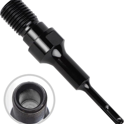 Chisel - Drill Bit Set - SDS Plus Adapter - Chisels - Drill - Steel - Black - Drill Connecting Rod - Baby Clothes Accessories for Electric Drills - 1 1/4 inch UNC to SDS Plus.