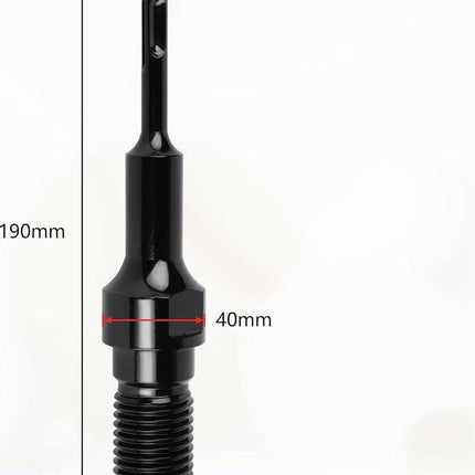 Chisel - Drill Bit Set - SDS Plus Adapter - Chisels - Drill - Steel - Black - Drill Connecting Rod - Baby Clothes Accessories for Electric Drills - 1 1/4 inch UNC to SDS Plus.