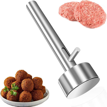 Allecto Plus - 4cm Falafel Scoop - Meatball Maker - Stainless Steel - Kitchen and Restaurant - Non-stick Coating.