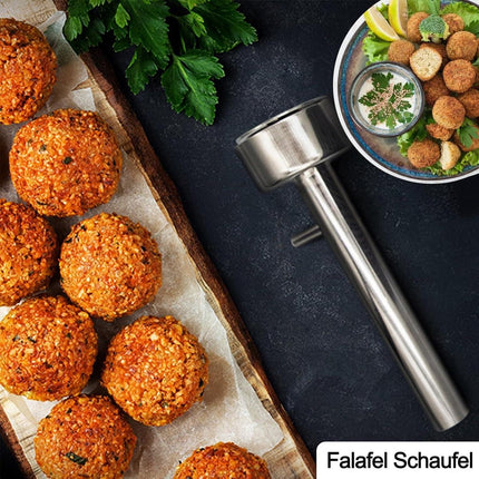 Allecto Plus - 4cm Falafel Scoop - Meatball Maker - Stainless Steel - Kitchen and Restaurant - Non-stick Coating.