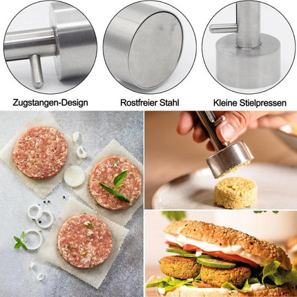Allecto Plus - 4cm Falafel Scoop - Meatball Maker - Stainless Steel - Kitchen and Restaurant - Non-stick Coating.