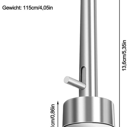 Allecto Plus - 4cm Falafel Scoop - Meatball Maker - Stainless Steel - Kitchen and Restaurant - Non-stick Coating.