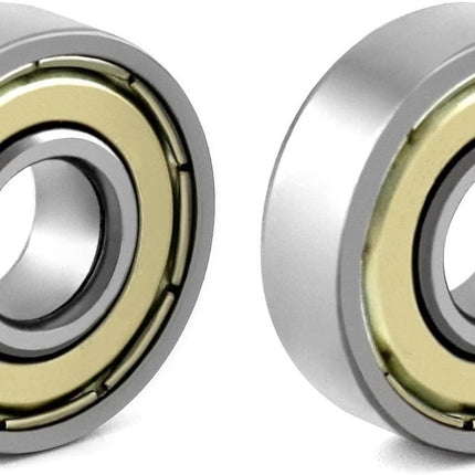 20 608zz ball bearings - Miniature deep groove ball bearings, double metal shielding - For skateboards, scooters, inline skates, 8 mm x 22 mm x 7 mm.