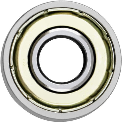 20 608zz ball bearings - Miniature deep groove ball bearings, double metal shielding - For skateboards, scooters, inline skates, 8 mm x 22 mm x 7 mm.