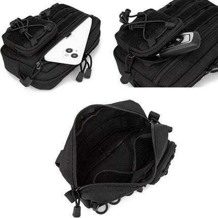 Bike bag - Fanny pack - Organizer - Pouch - Ultralight storage box - Waterproof Oxford Ripstop - Perfect for hiking, cycling, and survival gear.