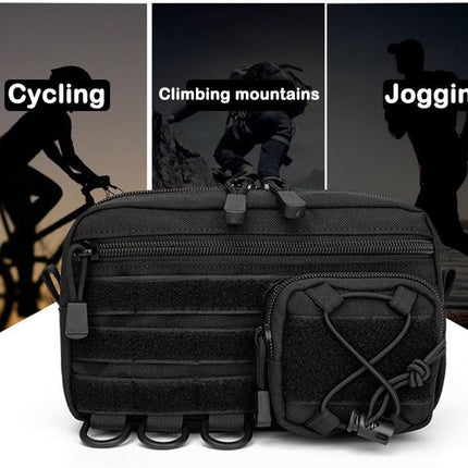 Bike bag - Fanny pack - Organizer - Pouch - Ultralight storage box - Waterproof Oxford Ripstop - Perfect for hiking, cycling, and survival gear.