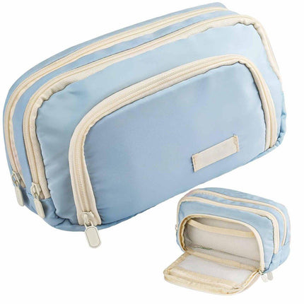 Pencil Case - Pencil Case - Adults - Boys and Girls - School Pencil Case - Blue.