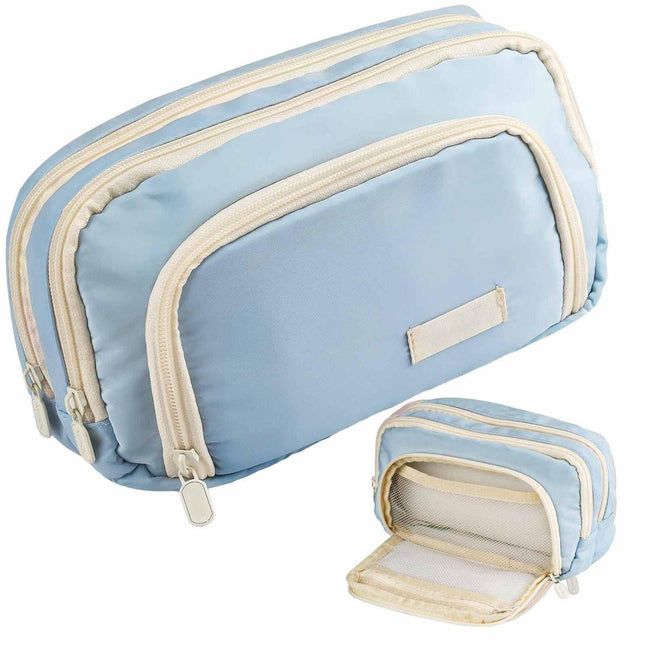 Pencil Case - Pencil Case - Adults - Boys and Girls - School Pencil Case - Blue.