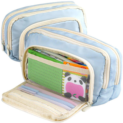 Pencil Case - Pencil Case - Adults - Boys and Girls - School Pencil Case - Blue.