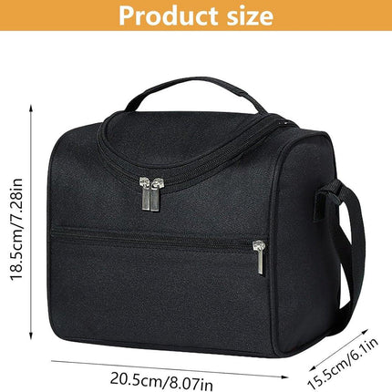 Picnic bag - Lunch bag - Lunch bag for adults - Insulated lunch bag for men - Reusable cooler - Waterproof and easy to clean - For work, travel, picnics, outdoor activities, school, and the office.
