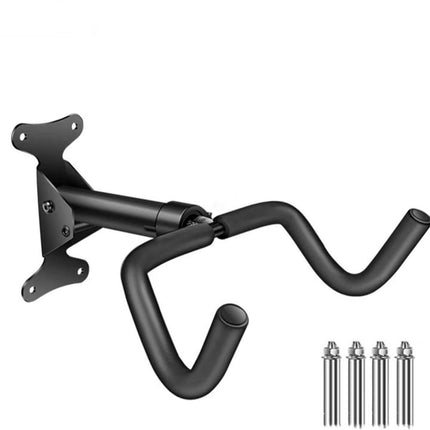 Bike rack - Wall-mounted bike rack - Stainless steel, can support 30 kg - Adjustable handlebar angle - Retractable wall-mounted bike rack - Suitable for indoor garages.