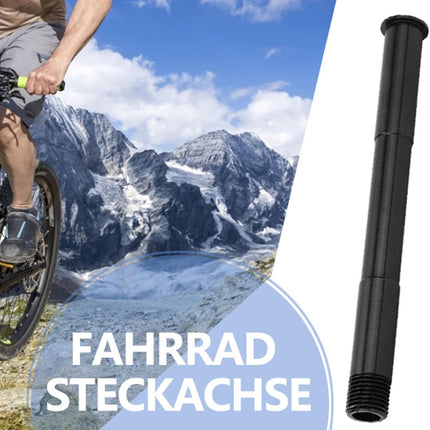 Bicycle - Thru-axle - Fork lockout lever - Aluminum alloy - Thru-axle - Quick-release bicycle front hub, fork, seatpost thru-axle, Boost fork axle - 110 x 15 mm - Black.