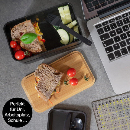 Japanese bento box, ideal lunch box for adults and children, compartmentalized lunch box, perfect for work, school, and baby on the go.