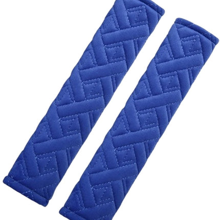 Universal seat belt protector - Soft and comfortable shoulder protector for the seat belt - (blue).