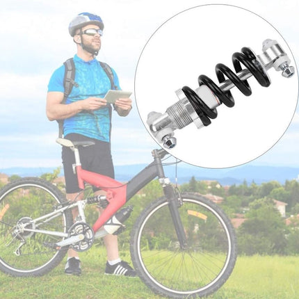 Bicycle shock absorber - Rear bicycle spring shock absorber - Metal - Mountain bike rear suspension shock absorber - Spring shock absorber - Bicycle parts - 1200 lbs.