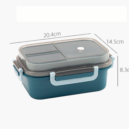 Lunch boxes - Lunch box - Children's lunch box - Adult lunch box - Lunch box compartment - 2-layer integrated lunch box - Leakproof lunch box - With cutlery - For work - School - Picnic - Pink.