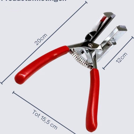 Canvas clamp - Canvas clamp - Canvas clamp - 12 cm wide jaws - Metal canvas clamp - Clamp for stretching oil paintings.