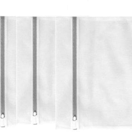 Set of 3 Laundry Bags - Net Clothes - Groot Laundry Nets - Large, Strong Bags - For Delicate Clothes - Perfect for Washing Machines - Jackets - Jeans - 50 x 60 cm - Household Accessory.