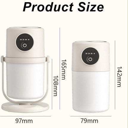Humidifiers - Bedroom Humidifier - Cool Mist Humidifier - 280ml USB Desktop Humidifier with Night Light for Bedroom - Quiet Operation - Automatic Shut-Off - Timer.
