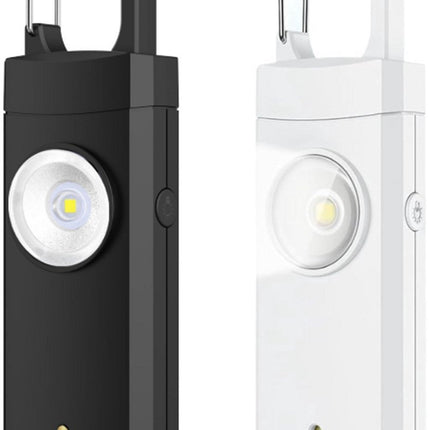 Alarm - Personal Alarm - 130 dB Sound and Intense Flashing - Personal Security Alarm - Self-Defense Keychain - Personal Protection - Senior Alarm - Portable Security Alarm - White, Black.
