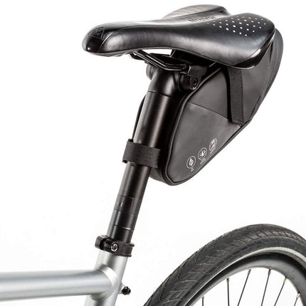 Bicycle saddle bag - Bicycle panniers - Bicycle panniers for e-bikes - Universal bicycle pannier - Road bike - Mountain bike - Bag - Black.