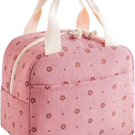 Women's Insulated Lunch Bag - Pink Insulated Bag for Work and School.