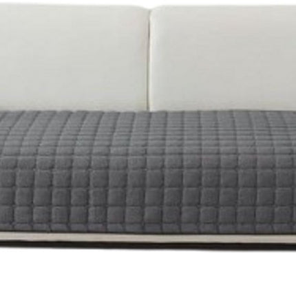 Sofa cover - Corner sofa cover - Flannel sofa cover - Winter sofa cover - Winter - Sofa cover - Corner sofa cover (1/2/3/4 seater) - L-shaped sofa cover - Grey - 70 x 90 cm.