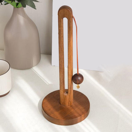 Paper towel roll holder - Paper towel roll holder - Wooden paper towel roll holder - Farmhouse style freestanding kitchen organizer - Fits most paper towel rolls.