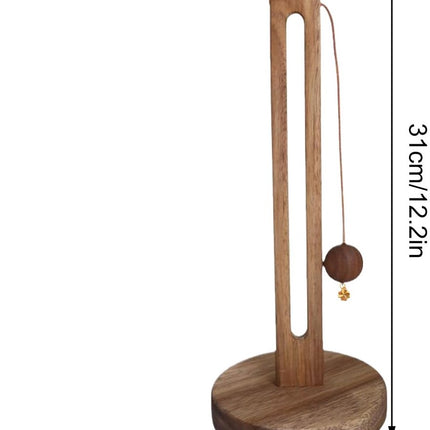 Paper towel roll holder - Paper towel roll holder - Wooden paper towel roll holder - Farmhouse style freestanding kitchen organizer - Fits most paper towel rolls.