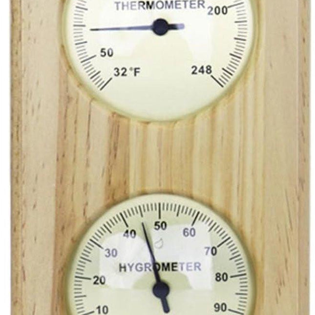Indoor Thermometer - Indoor Thermometer - Thermometer - Weather Station - Hygrometer - Waterproof Wall-Mounted Thermometer and Hygrometer - Suitable for Indoor Bathroom, Sauna, Baby's Room.