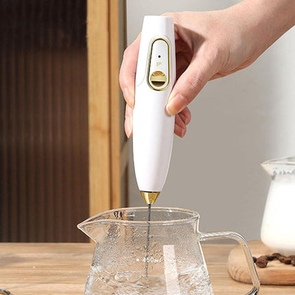 Milk Frother - Practical Kitchen Appliance - Milk Frother - Multifunctional Tool - Multifunctional Electric Mixer - Suitable for Outdoor and Indoor Use.