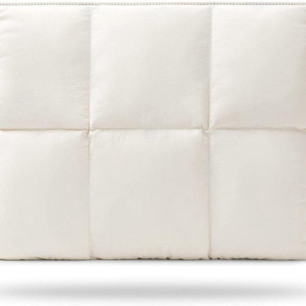 Laptop Bags - Women's Bags - Comfortable and Soft Laptop Sleeve - 13" 14" - Padded Bag with Pillowcase - White.
