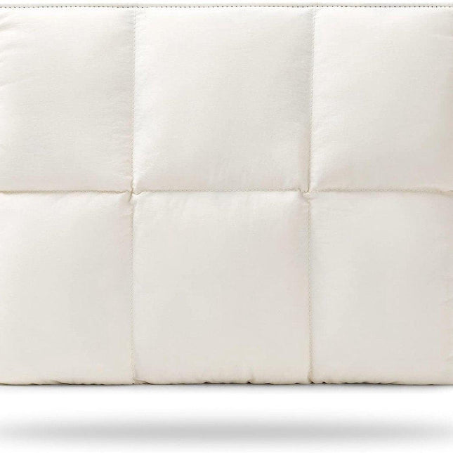 Laptop Bags - Women's Bags - Comfortable and Soft Laptop Sleeve - 13" 14" - Padded Bag with Pillowcase - White.