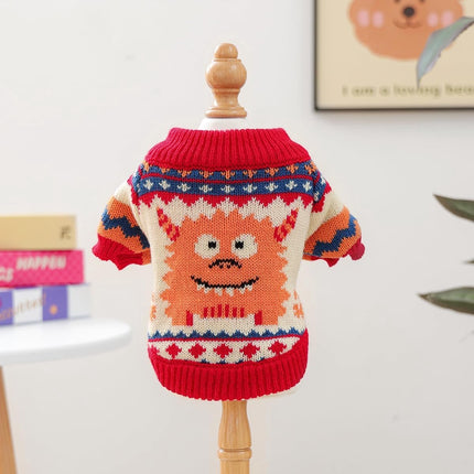 Dog Coat - Dog Sweater - Sweater for Small Dogs - Dog Sweater - Winter Knitted Sweater - Warm and Lightweight Cat Sweater - Perfect for Chihuahuas - Holidays - Christmas Decorations - Christmas - Size XL.