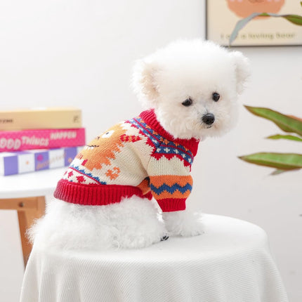 Dog Coat - Dog Sweater - Sweater for Small Dogs - Dog Sweater - Winter Knitted Sweater - Warm and Lightweight Cat Sweater - Perfect for Chihuahuas - Holidays - Christmas Decorations - Christmas - Size XL.