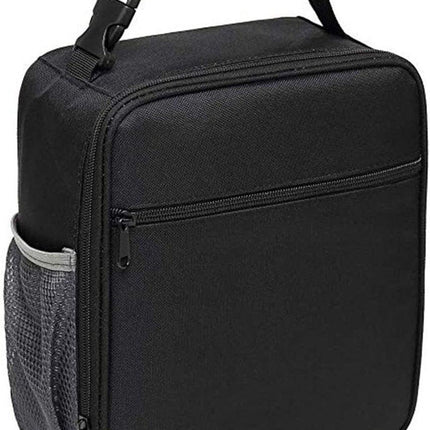 Lunch bag - Adult lunch bag - Insulated backpack - Picnic bag - Lunch bag for girls - 6.5L lunch box for boys - Insulated bag - Keeps food fresh - Office - school - picnic (black).