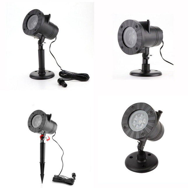 Projector - Projection Lamp - Halloween Decoration - Outdoor Christmas Projector - Halloween Projector - IP65 Waterproof LED Projection Lamp - For Christmas, Halloween, Outdoor Decorations and Club Parties.