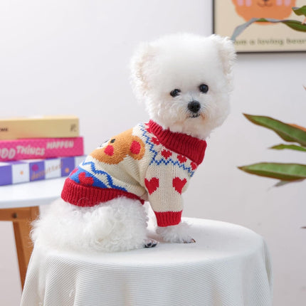Dog Coat - Dog Sweater - Warm Winter Dog Clothes - Knit Sweater - Dog Pullover - Lightweight and Warm Cat Sweater - Perfect for Chihuahuas - Birthday Clothes - Christmas Decorations - Christmas - Size XL.