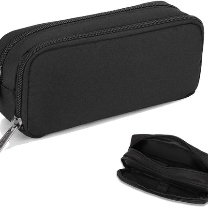 Pencil case - Pencil case - Pencil case - Pencil case for boys and girls - School pencil case - Large pencil case - Pencil cases for school - Black.