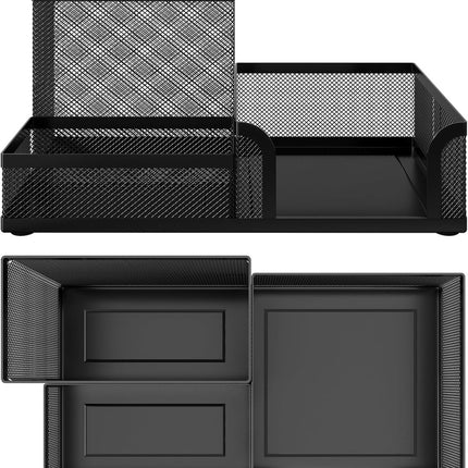 Pencil holder - Office accessories - Desk organizer - Pencil holder - Mesh - Metal - Desk - Desk organizer - Black.