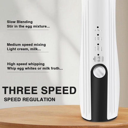 Milk frother - electric milk frother - electric milk frother - milk frother - rechargeable manual milk frother - with 3 speeds for coffee - black frother.
