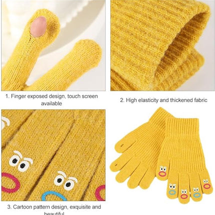 Winter gloves - Men's gloves - Women's gloves - Touchscreen gloves - Winter gloves - Perfect for skiing, cycling, walking, camping and Christmas - Christmas gift idea - Mittens.