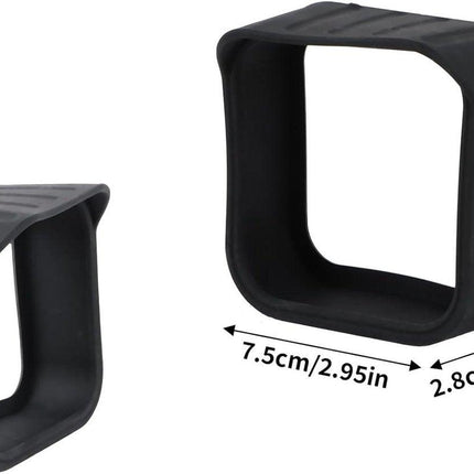 Protective Camera Covers - Pack of 2 Silicone Protectors - Flexible and Lightweight - Scratch Resistant - Made of Silicone - For Security Cameras with Flash.