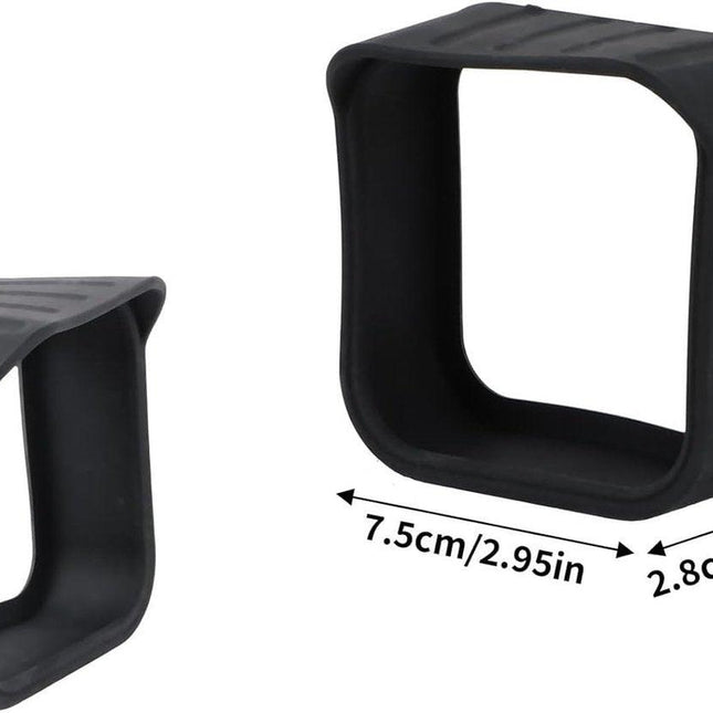 Protective Camera Covers - Pack of 2 Silicone Protectors - Flexible and Lightweight - Scratch Resistant - Made of Silicone - For Security Cameras with Flash.