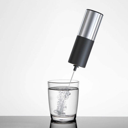Milk Frother - Milk Frother - Manual Milk Frother - Electric Milk Frother - Milk Frother with Stand - Portable Beverage Mixer - Efficient Foaming Lance - Professional Whisk - Create the Perfect Coffee Foam.