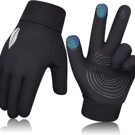 Gloves - Winter Gloves - Cycling Gloves - Running Gloves - Outdoor Sports Gloves - Children's Winter Gloves - Touchscreen Compatible - Thick, Waterproof, Windproof and Non-Slip - Warm Fleece - Gift for Boys and Girls.