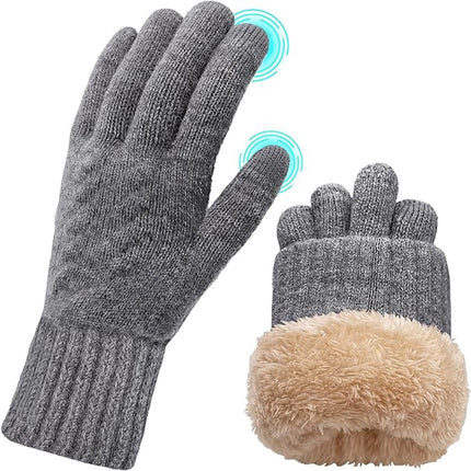 Gloves - Winter Gloves - Cycling Gloves - Winter Gloves - Women's Touchscreen Fleece Gloves - Warm Gloves - Outdoor Sports Gifts for Men and Women.