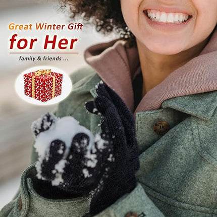 Gloves - Winter Gloves - Cycling Gloves - Winter Gloves - Women's Touchscreen Fleece Gloves - Warm Gloves - Outdoor Sports Gifts for Men and Women.