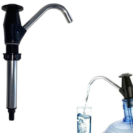 Manual Water Pump - Manual Water Pump for Sink - Manual Water Pump - For Caravan Sink Tap for Caravan, Motorhome, Boat, Work Vehicle - Black.